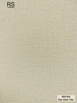 วอลเปเปอร์ ลายผ้า สีน้ำตาลอ่อนอมเขียว NDI-R40