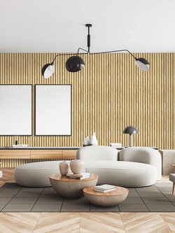 วอลเปเปอร์ ลายไม้ระแนง HAM-D07