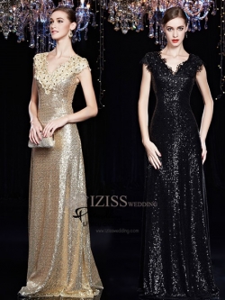 T001 **พรีออเดอร์เดรสชุดเลื่อมสีทอง สีดำ**ชุดราตรียาวเลื่อมสีทอง สีดำทั้ง แขนกุด เล่นดีเทลช่วงคอและอกแต่งผ้าลูกไม้ลายดอกกุหลาบผสมเพชร เข้ารูป สวยงามหรูหราไฮโซมากๆ ค่ะ