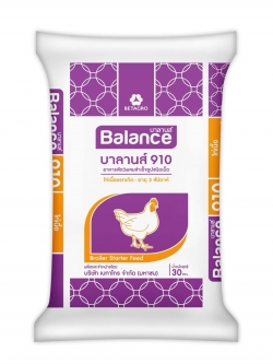 BALANCE FEED อาหารไก่เนื้อแรกเกิด บาลานส์ 910 21 % โปรตีน