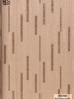 วอลเปเปอร์ สไตล์โมเดิร์น ลายมินิมอล สีน้ำตาลทอง NDI-R20