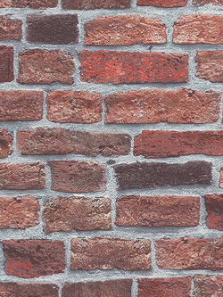 วอลเปเปอร์ลายอิฐ สีแดง ST4-C29W