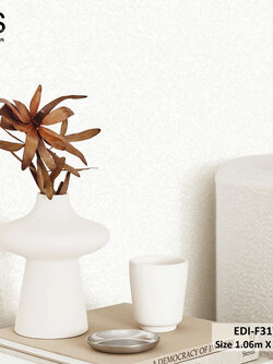 วอลเปเปอร์ ลายหินสีครีม EDI-F31W