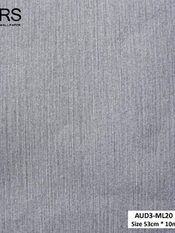 วอลเปเปอร์ สีเทาปนกลิตเตอร์สีเงิน AUD3-ML20