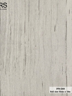 วอลเปเปอร์ ลายไม้สีเทาขาว PF4-D89