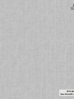 วอลเปเปอร์สีพื้นลายผ้า สีเทา BTH-B47