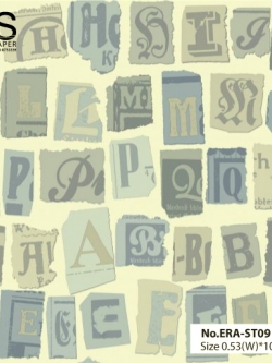 วอลเปเปอร์ ลายตัวหนังสือ No.ERA-ST09