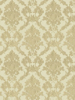 วอลเปเปอร์ลายหลุยส์คลาสสิค สีทองพื้นน้ำตาลทอง VC-D84W