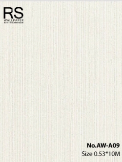 วอลเปเปอร์สีขาวครีม เทกเจอร์เส้น No.AW-A09