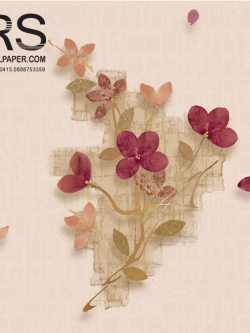 วอลเปเปอร์ ลายดอกไม้ CHM-D06W