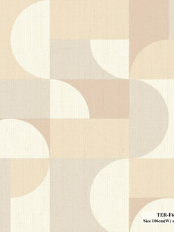 วอลเปเปอร์สไตล์โมเดิร์นสีน้ำตาลครีมTER-F67W