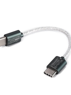 ขาย DD TC05 V2 สายแปลง TypeC เป็น TypeC สาย OCC ชุบเงิน