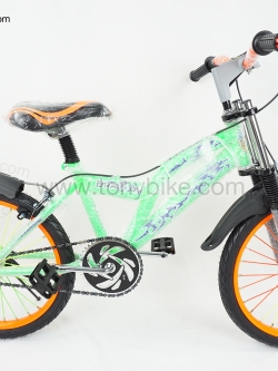 จักรยานเด็ก 20 นิ้ว มีโช้ค สีเขียว