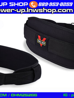 เข็มขัดผ้าบล็อคหลัง เหมาะกับยกน้ำหนัก VALEO