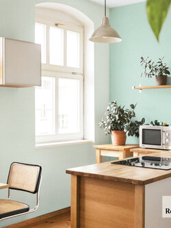 วอลเปเปอร์ สีเขียวมิ้นท์อ่อน KARA-F82W