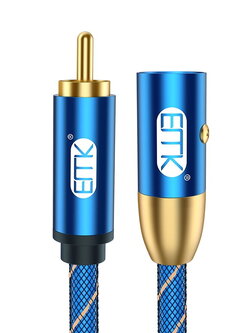 ERTK TOMALEXLR สายสัญญาณเสียง RCA ถึง XLR ตัวผู้ คุณภาพเสียงระดับเทพ ประกันศูนย์ไทย