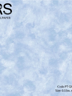 วอลเปเปอร์พื้นเรียบสีฟ้าน้ำทะเลแกมทอง PT-Q08