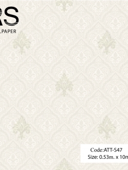 วอลเปเปอร์ลายหลุยส์คลาสสิคพื้นสีเหลืองทอง ATT-S47