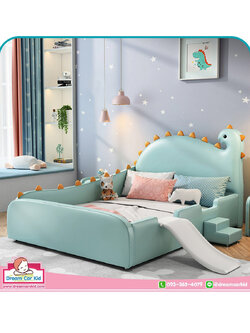 เตียงลายการ์ตูน รุ่น YA-1020 (Dino Bed) ขนาด 4 ฟุต