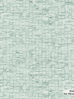 วอลเปเปอร์ลายหิน สีเขียวอมเทา HAU-C60W