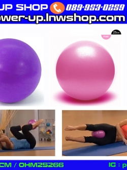ลูกบอลโยคะขนาด 25 ซม. ลูกบอลออกกำลังกาย ฟิตบอล (Fitball)