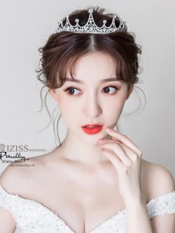 AC014 **พรีออเดอร์**ชุดเทียร่า มงกุฎเพชร ชุดเครื่องประดับเจ้าสาวสวยหรูดุจเจ้าหญิง