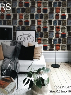 วอลเปเปอร์ลาย ลายตู้จดหมาย PPL-J75