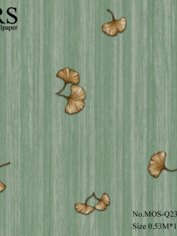 วอลเปเปอร์ลายใบไม้สไตล์วินเทจ คลาสสิค MOS-Q23