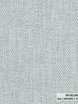 วอลเปเปอร์ลายผ้า สีเทาเข้มอมฟ้า ATI-B11W