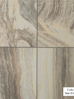 วอลเปเปอร์ลายแผ่นหินอ่อนโทนสีน้ำตาลทอง LOF-B95