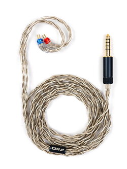 FiiO LS-4.4A สายอัพเกรดหูฟังทองแดงชุบเงิน โครงสร้าง Litz คุณภาพสูง