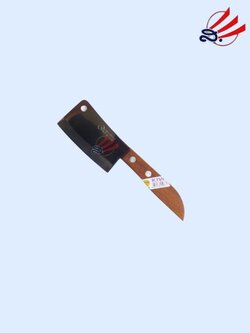 Kiwi Knife มีดKiwi มีดสับจิ๋วสแตนเลสกีวี 504 ด้ามไม้ 3"