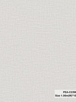 วอลเปเปอร์ลายผ้า สีเทาอ่อน PEA-C23W