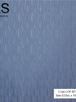 วอลเปเปอร์เทกเจอร์โมเดิร์นพื้นสีน้ำเงิน LOF-B72