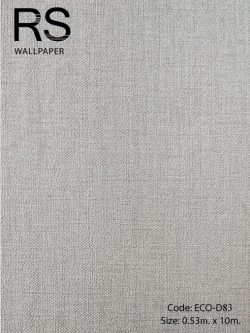 วอลเปเปอร์เทกเจอร์ผ้าพื้นสีน้ำตาลอ่อน ECO-D83