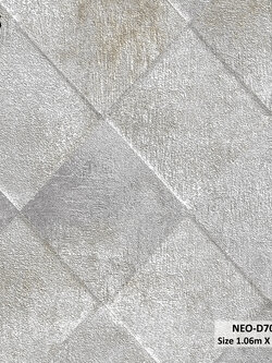 วอลเปเปอร์ ลายคอนกรีตสีเทาเข้มปนน้ำตาล NEO-D70W
