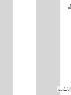 วอลเปเปอร์ลายทาง สีเทาสลับสีขาว BTH-B39