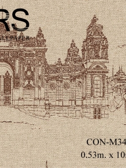 วอลเปเปอร์ลายตึก CON-M34