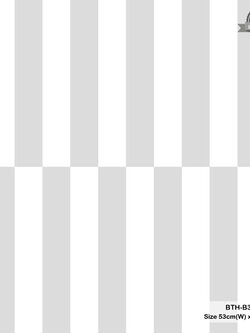 วอลเปเปอร์ลายทาง สีเทาสลับสีขาว BTH-B38