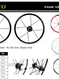 LITEPRO ชุดล้อ KPRO 20"(451) ซี่คู่
