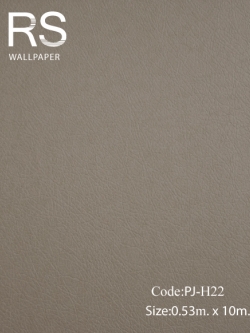 วอลเปเปอร์ลายเรียบเทกเจอร์หนัง PJ-H22