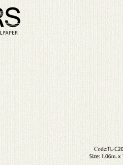 วอลเปเปอร์เทกเจอร์เส้นพื้นสีขาวครีม TL-C20W