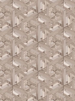 วอลเปเปอร์ลายไม้ประยุกต์ ROM-R20W