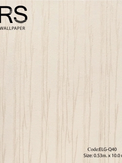 วอลเปเปอร์เทกเจอร์กระดาษยับพื้นสีครีมอมเหลือง ELG-Q40