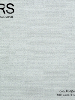 วอลเปเปอร์เทกเจอร์ผ้าพื้นโทนสีฟ้าอ่อนอมสีขาว PU-Q56