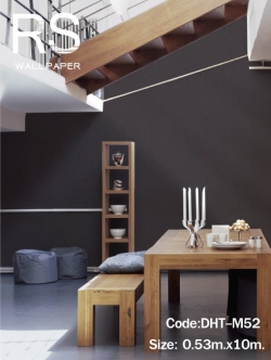วอลเปเปอร์ สีดำ วิ้งๆซุปเปอร์กลิเตอร์ DHT-M52