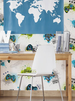 วอลเปเปอร์ห้องเด็ก Game Power No.DW-C65W