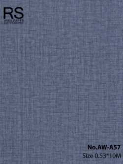 วอลเปเปอร์สีน้ำเงิน มีลายในตัว No.AW-A57