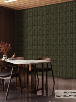 วอลเปเปอร์สไตล์ญี่ปุ่นลายไม้ไผ่เล็ก สีเขียว SVO-F39W