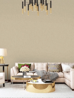 วอลเปเปอร์พื้นเรียบโทนสีครีมไข่ประกายทอง CLA-Q09